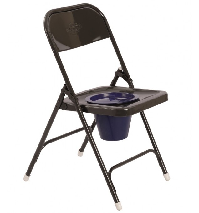 KW 482 COMMODE CHAIR METAL FOLDING